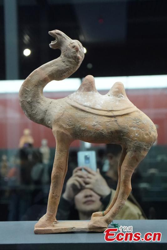 An exhibition of Chinese cultural relics returned from Italy in the National Museum of China in Beijing, April 24, 2019. The exhibition, \