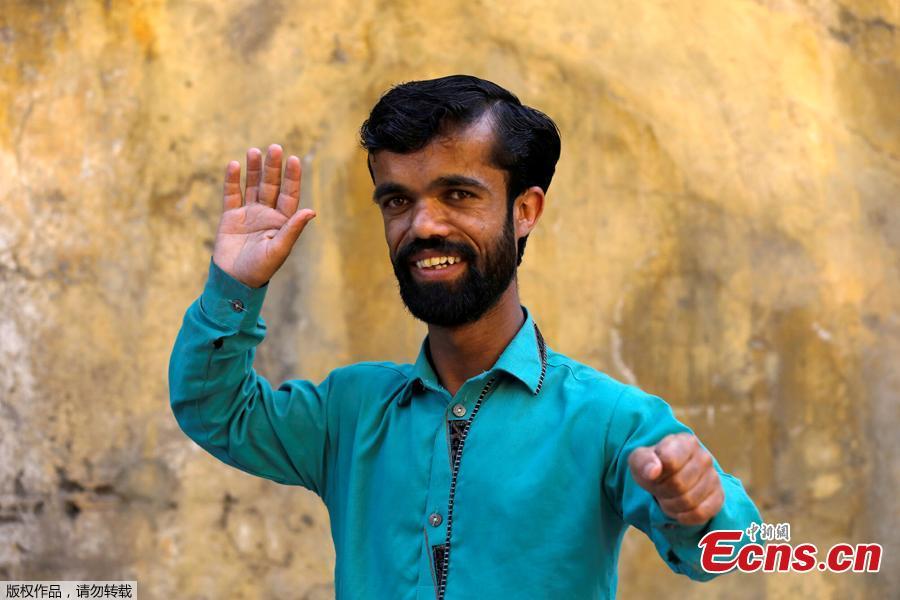 Rozi Khan, 26, a waiter and a lookalike of Hollywood\'s actor Peter Dinklage, who plays a character of Tyrion Lannister in the tv series \