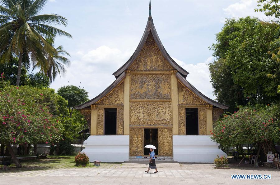 Photo taken on June 2, 2013 shows the Wat Xieng Thong temple in Luang Prabang, Laos. China will hold the Conference on Dialogue of Asian Civilizations starting from May 15. Under the theme of \