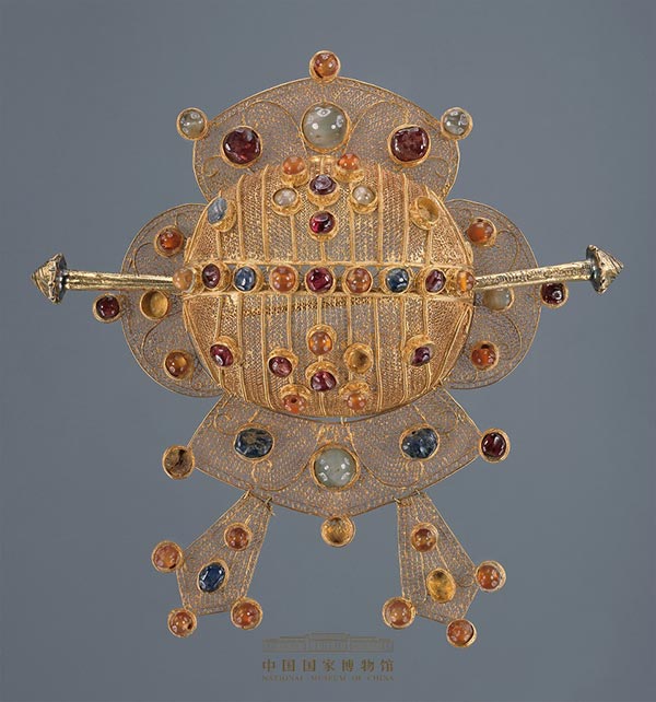 A jewelry design exhibition to open at the National Museum of China on May 30 will show 123 ornamental pieces by French jewelry designer Jean Schlumberger. (Photo provided to China Daily)