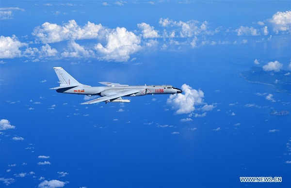 PLA Air Force H-6K bomber (File photo/Xinhua) PLA Air Force H-6K bomber (File photo/Xinhua)