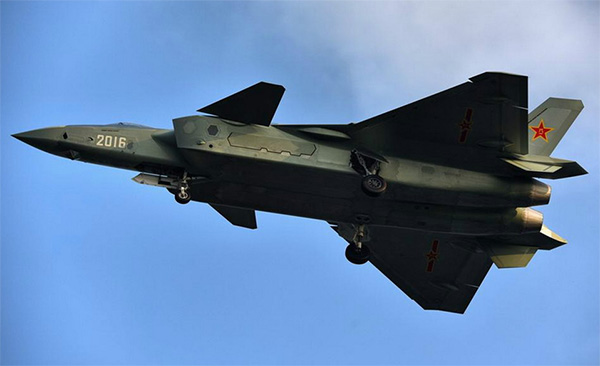 File photo of J-20 stealth fighter jet. (Photo from web) File photo of J-20 stealth fighter jet. (Photo from web)