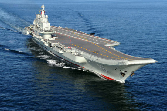 An undated file photo shows China's first aircraft carrier Liaoning. (Photo for chinadaily.com.cn) An undated file photo shows China's first aircraft carrier Liaoning. (Photo for chinadaily.com.cn)