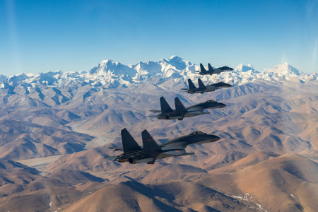 PLA air force conducts successful live-fire exercise on high plateau