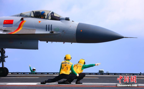 Chinese PLA air force conducts island patrol training