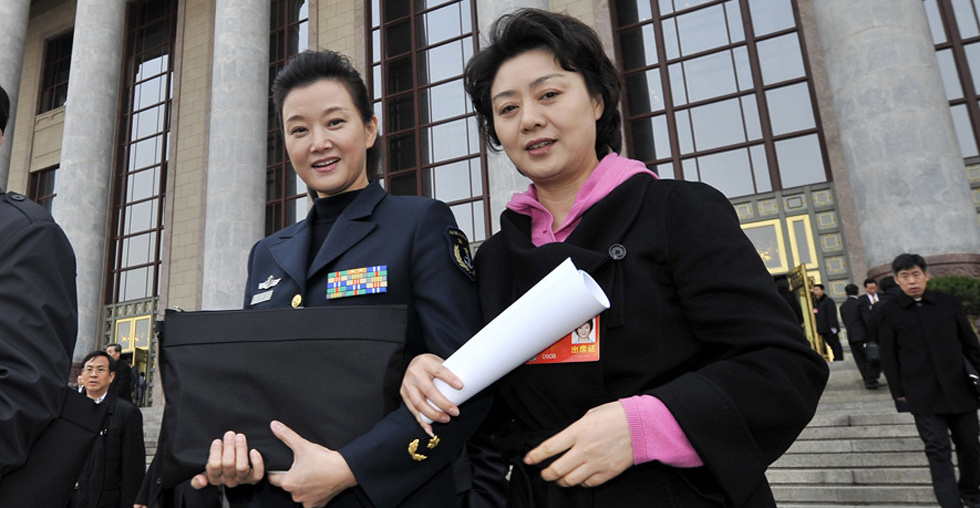 Female deputies and political advisors at annual sessions