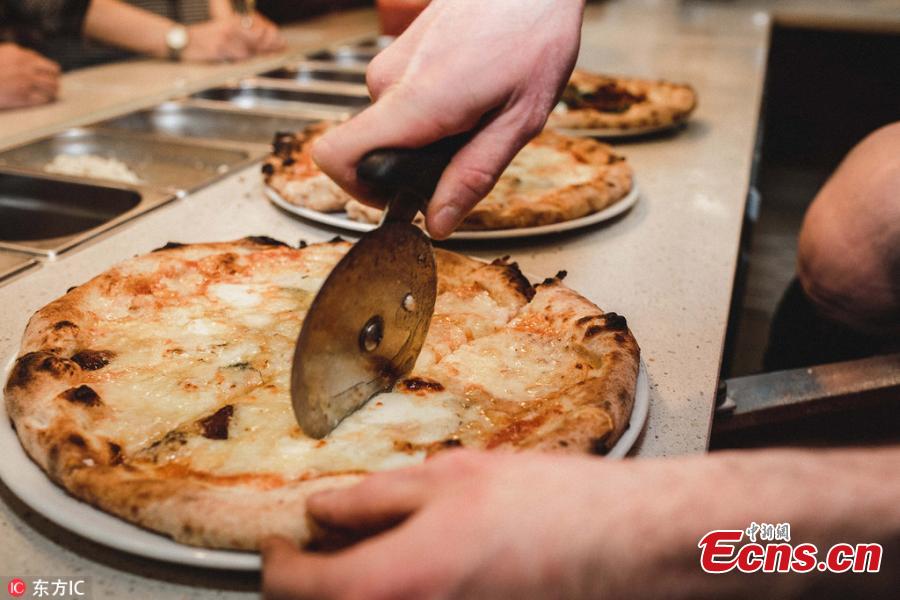 World record - German pizza with 111 types of cheese