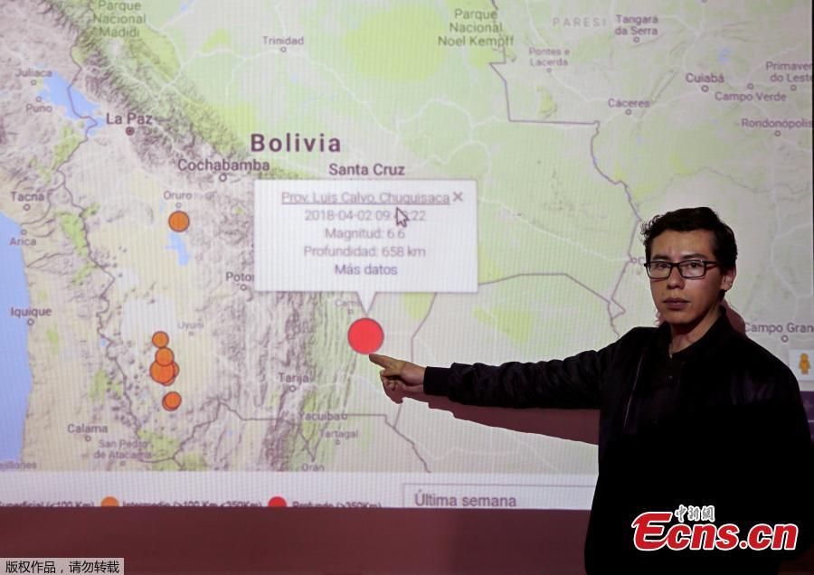 Strong quake rocks Bolivia, shakes buildings in Brazil
