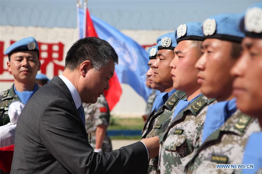 Chinese peacekeepers to Lebanon awarded UN Peace Medal of Honor