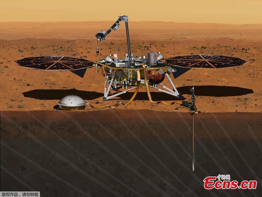 NASA Mars lander prepares for liftoff