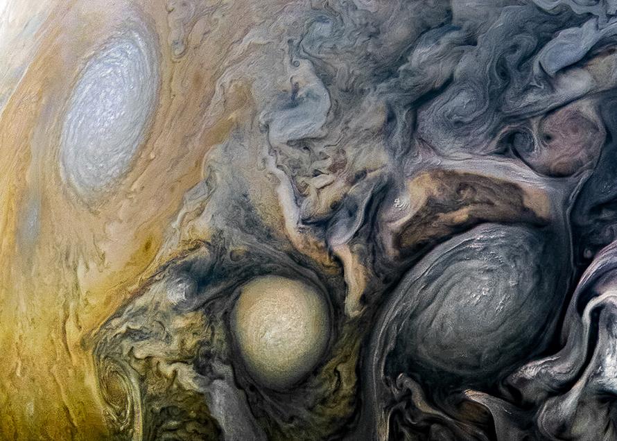 Stunning image captured by Juno spacecraft shows northern hemisphere of Jupiter