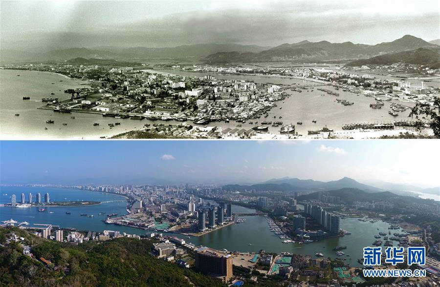 Photos show remarkable progress in Hainan