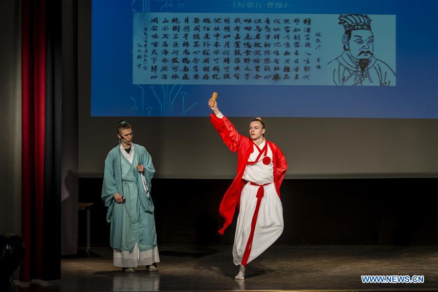 'Chinese Bridge' language competition for Swedish students held in Stockholm