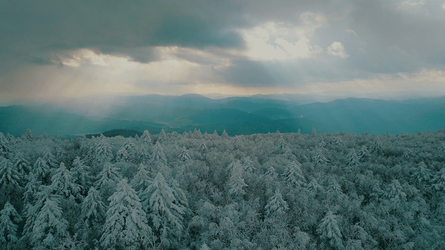 Snow turns Yichun into white fairyland