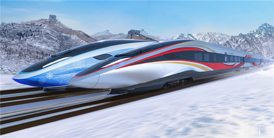 Olympic trains' winning design unveiled