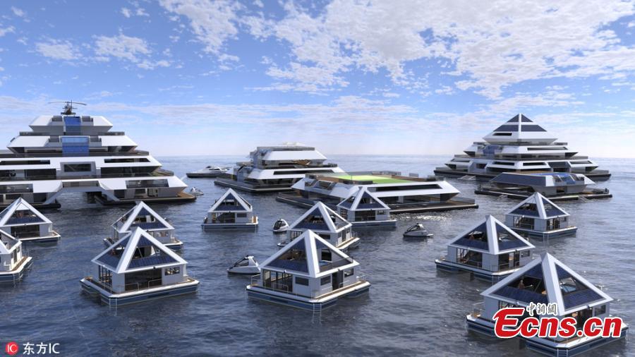Italian design company to build 'floating pyramid homes'