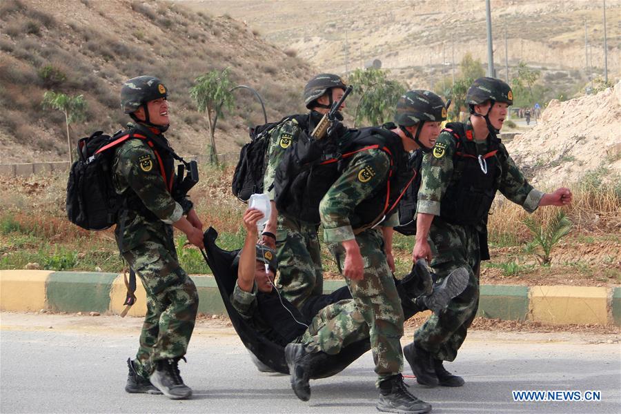 Chinese soldiers take part in 10th Annual Warrior Competition in Jordan