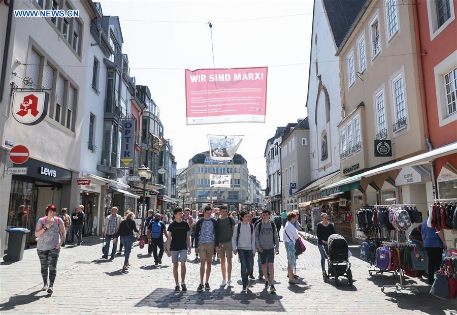 200th anniversary of Karl Marx's birth marked in Trier, Germany