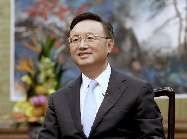 State Councilor Yang Jiechi says President Xi Jinping's state visit to the U.S. will address practical cooperation.(Photo by Xu Jingxing / China Daily) State Councilor Yang Jiechi says President Xi Jinping's state visit to the U.S. will address practical cooperation.(Photo by Xu Jingxing / China Daily)